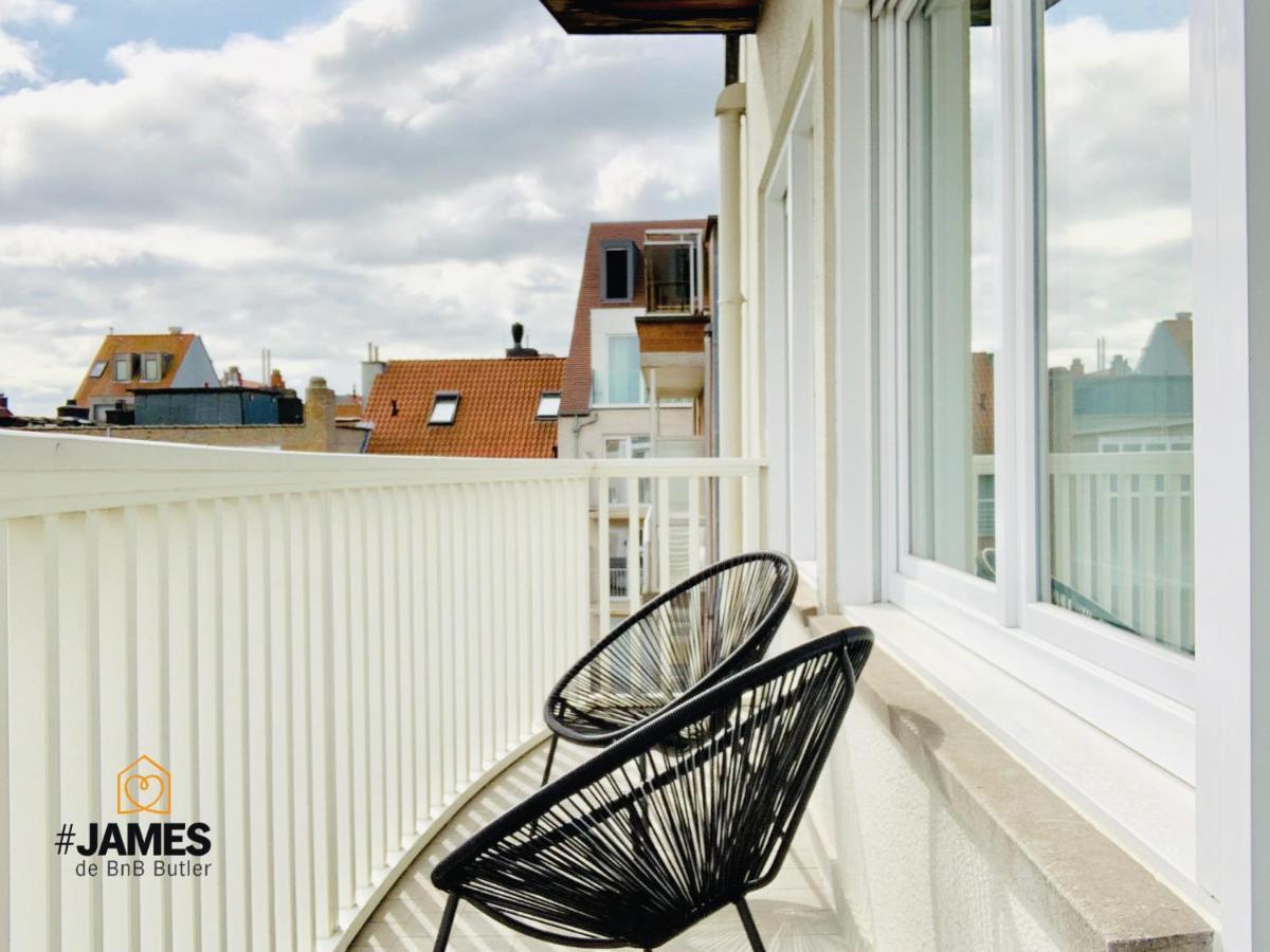 Prachtig Zonnig Appartement Op 200 Van Het Strand Knokke-Heist Exteriér fotografie